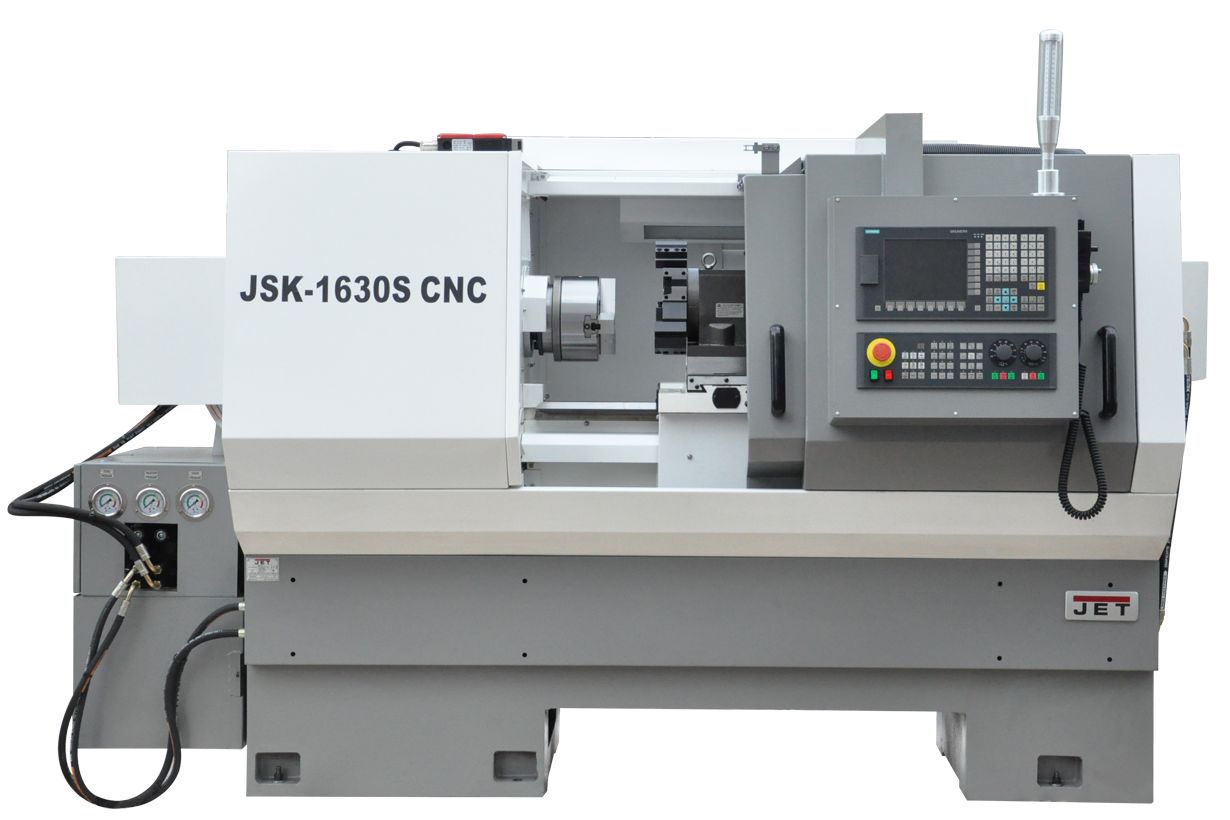 Токарный станок с ЧПУ JET JSK-1630F CNC (Fanuc, ручн. патрон, 6-ти поз. рев. голова)