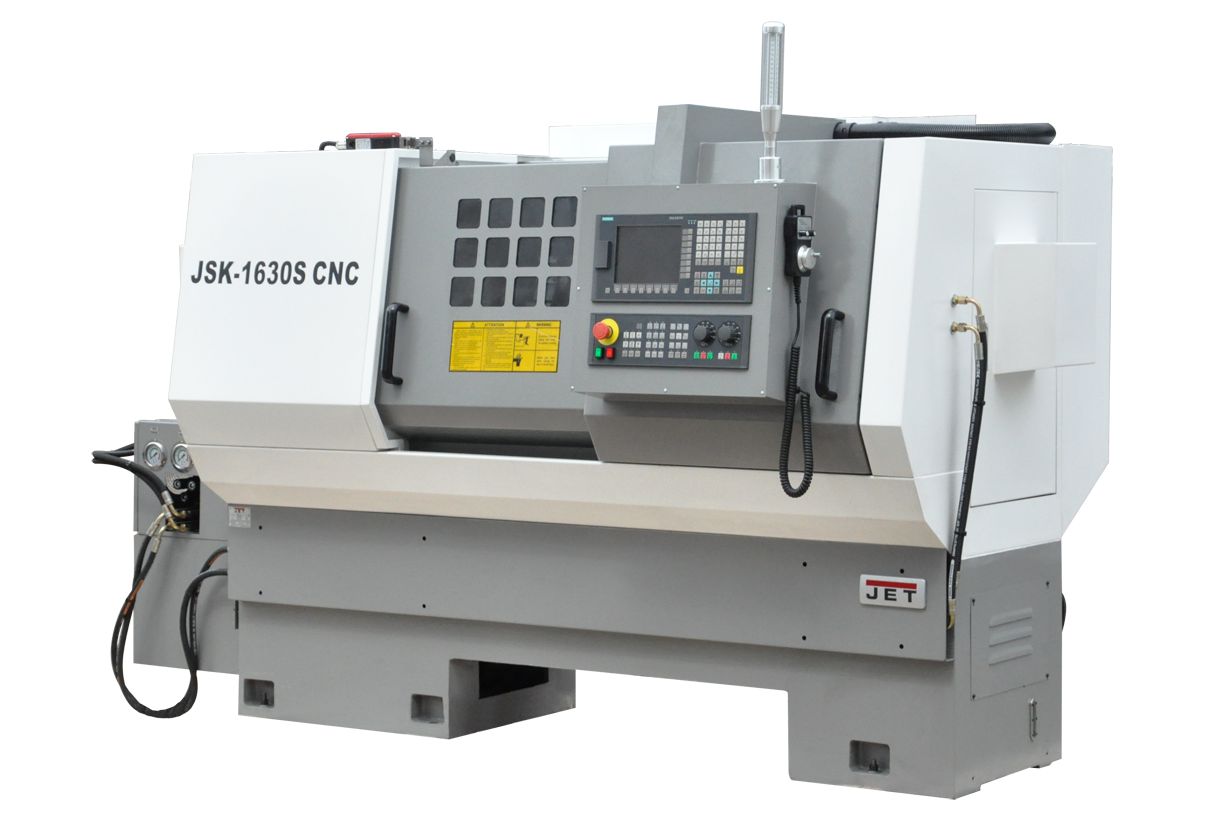 Токарный станок с ЧПУ JET JSK-1430F CNC (Fanuc, ручн. патрон, 4-х поз. резцедержка)