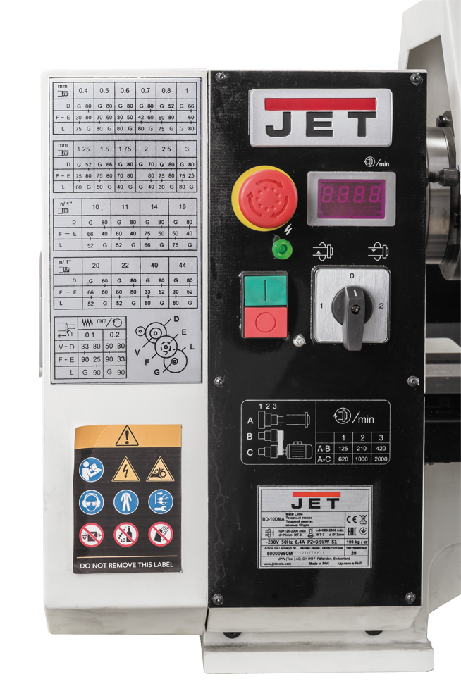 JET BD-10DMA Настольный токарно-фрезерный станок по металлу