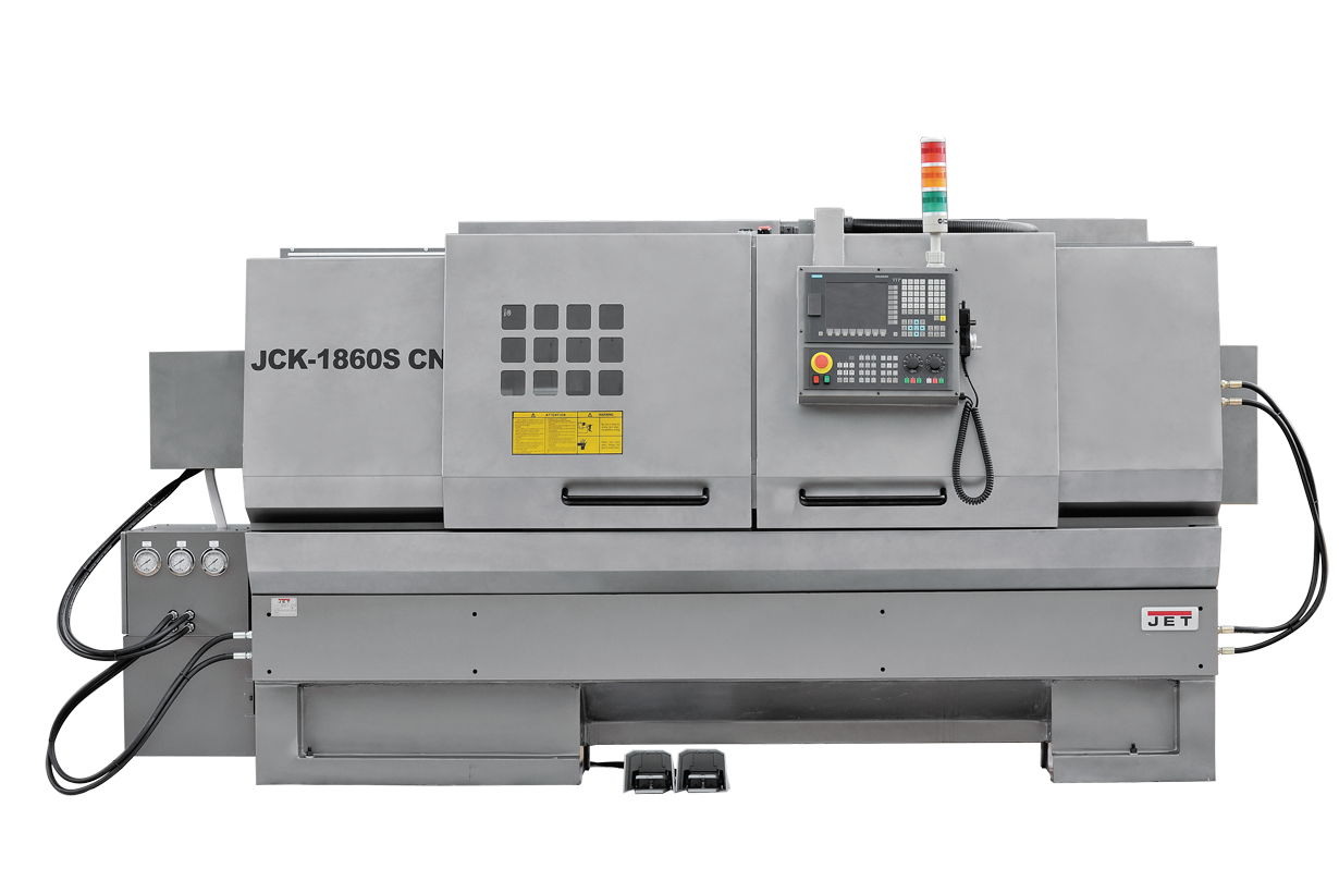 Токарный станок с ЧПУ JET JCK-1640F CNC (Fanuc, гидр. патрон, 6-ти поз. рев. голова)