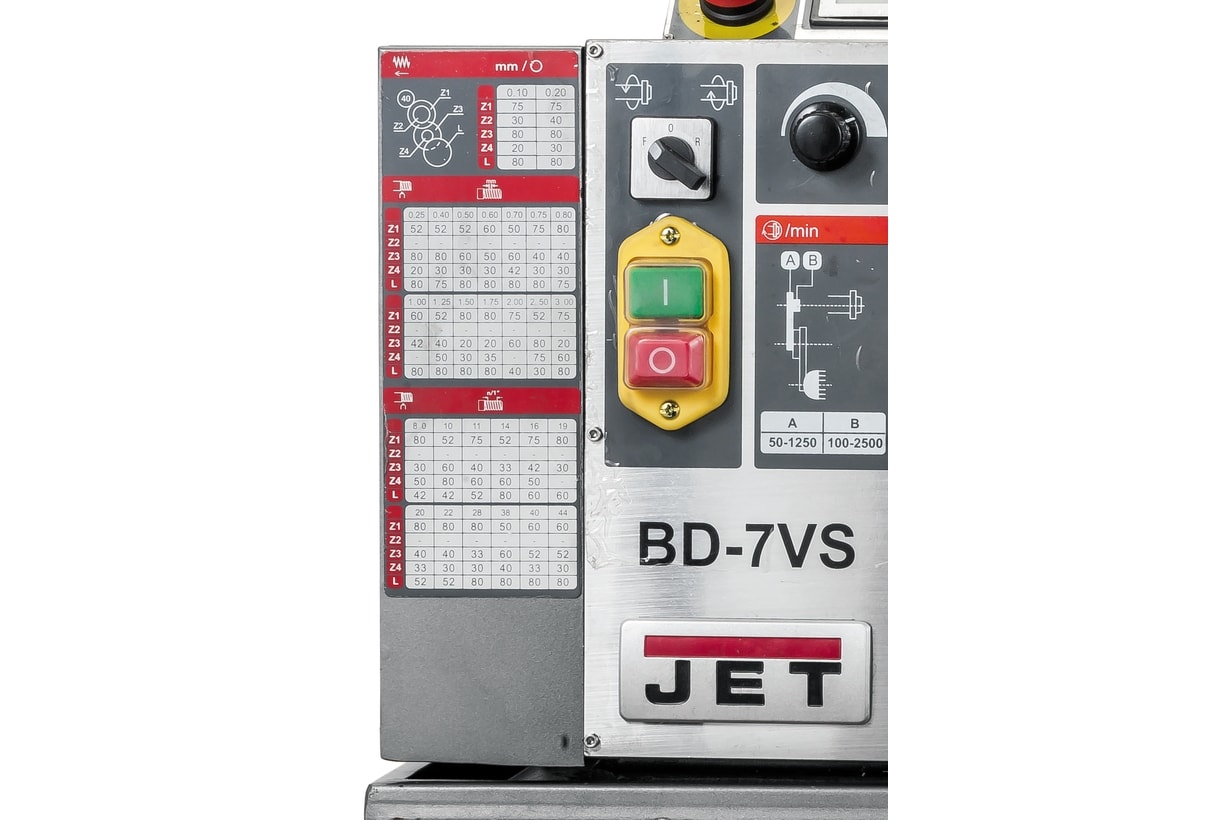 JET BD-7VS Настольный токарный станок по металлу