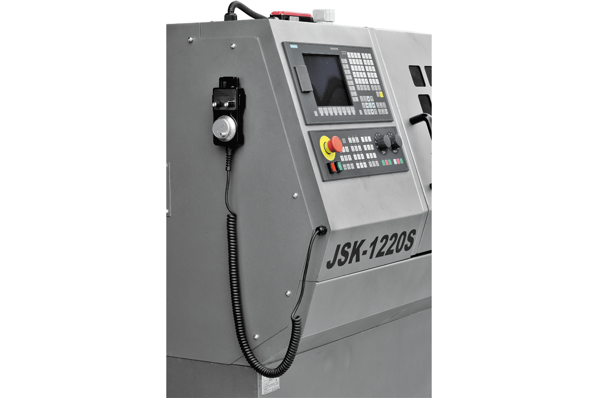 Токарный станок с ЧПУ JET JSK-1220F CNC (Fanuc, ручн. патрон, 4-х поз. резцедержка)