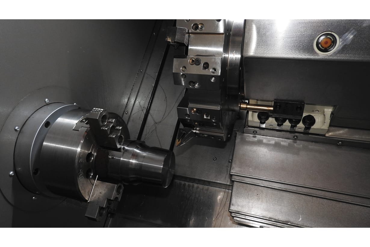 Токарный станок с ЧПУ JET JCL-28F CNC (Fanuc, гидр. патрон)