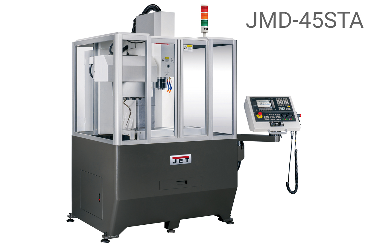 JET JMD-45ST CNC Фрезерный станок с ЧПУ Siemens 808D (JMD-45STA - Siemens 808D Advanced, JMD-45FT - Fanuc 0i)