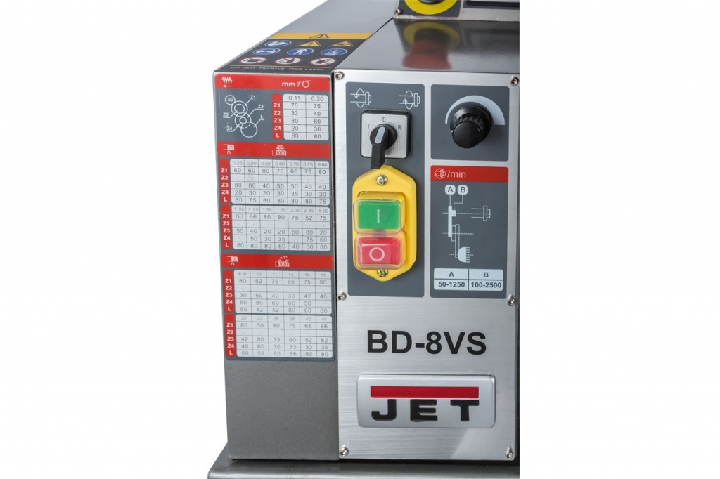 JET BD-8VS Настольный токарный станок по металлу