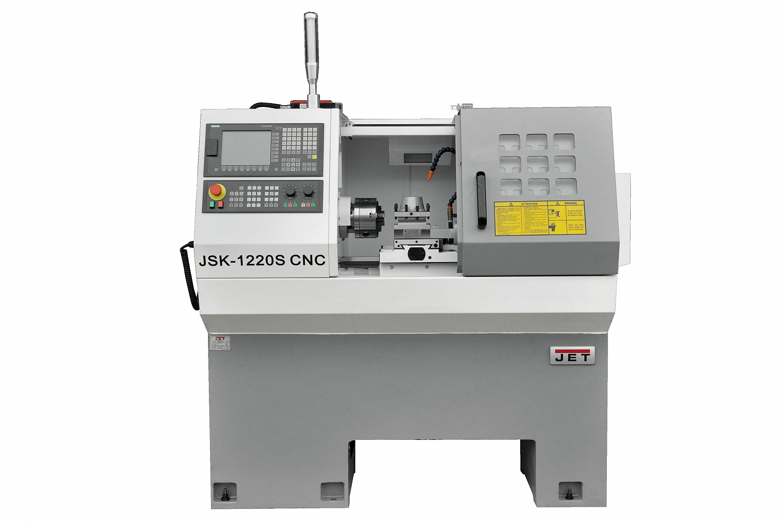 Токарный станок с ЧПУ JET JSK-1220F CNC (Fanuc, ручн. патрон, 4-х поз. резцедержка)