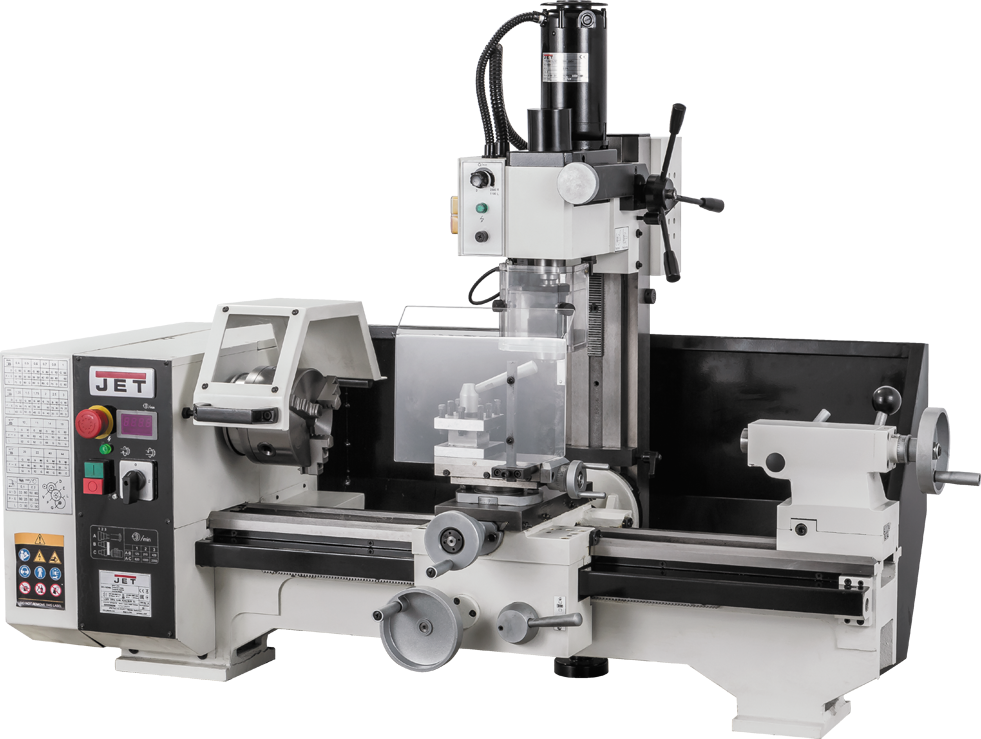 Фото анонса: JET BD-10DMA Настольный токарно-фрезерный станок по металлу