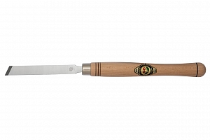 Фото анонса: Резец токарный плоский, косой, двухстороннее лезвие. Ширина лезвия 8 мм Kirschen 1609008