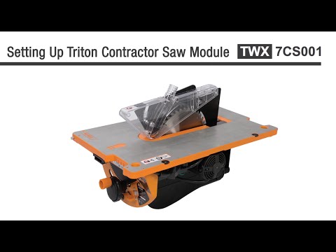 Triton Contractor Saw Module - Instructions